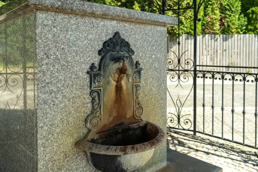 Muszyna rynek zrodlo Anna kamienne uj cie wody